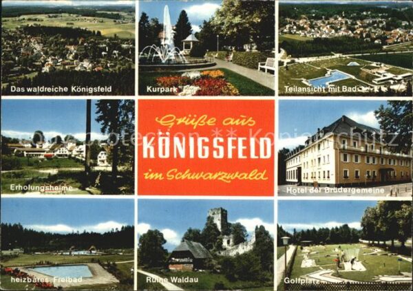 Koenigsfeld Schwarzwald Erholungsheim Ruine Waldau Hotel der Br