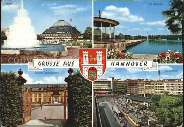 Hannover Maschsee Stadthalle Schloss Herrenhause