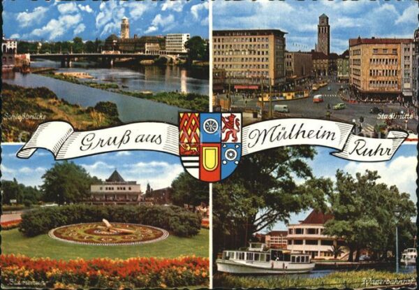 Muelheim Ruhr Schlossbrücke Stadtmitte Wasserbahnhof