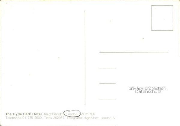 London Hyde Park Hotel – Bild 2