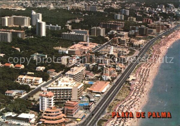 Playa de Palma Mallorca Fliegeraufnahme