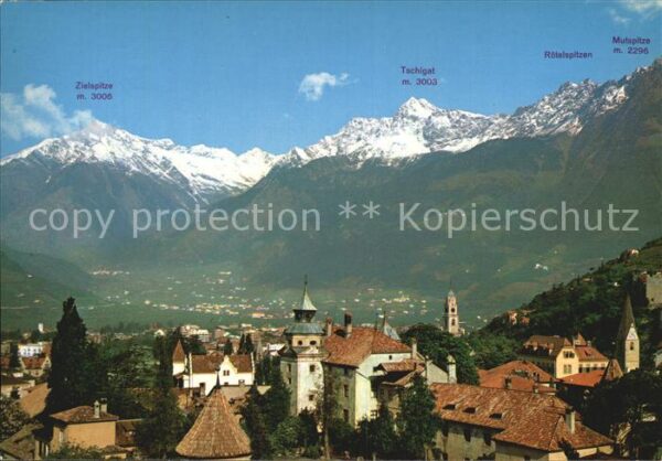 Merano Meran Zielspitze Tschigat Rötelspitzen