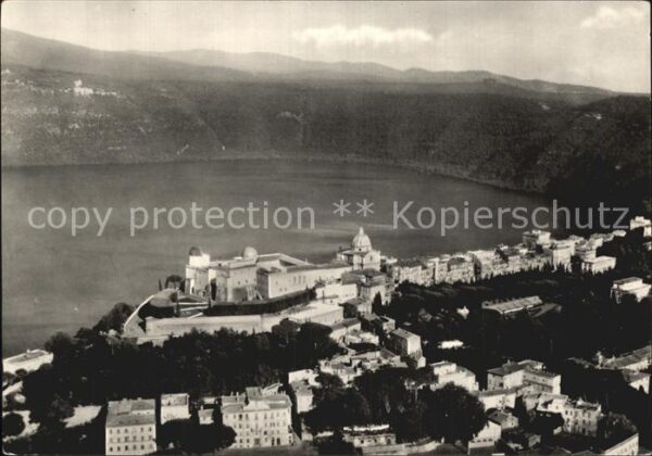Castel Gandolfo Latium Fliegeraufnahme