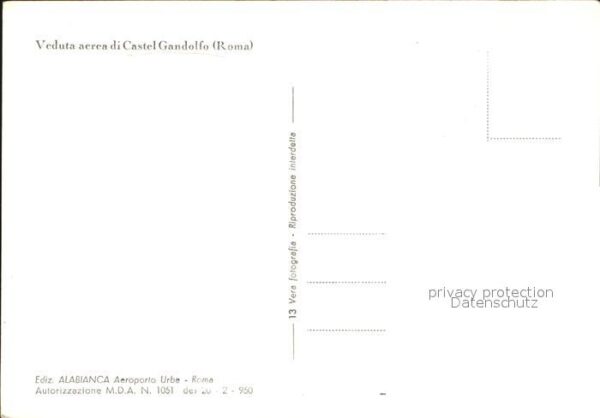 Castel Gandolfo Latium Fliegeraufnahme – Bild 2