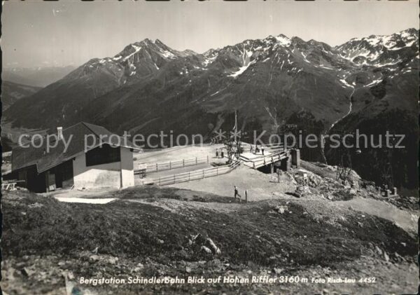 Galzig Bergstation Schindlerbahn Hohe Riffler