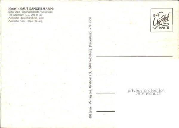 Oberveischede Hotel Haus Sangermann – Bild 2