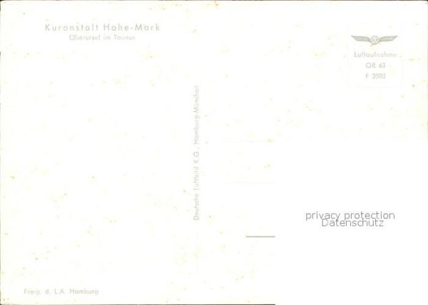 Oberursel Taunus Kuranstalt Hohe-Mark – Bild 2