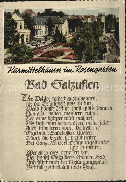 Bad Salzuflen Kurmittelhäuser Rosengarten