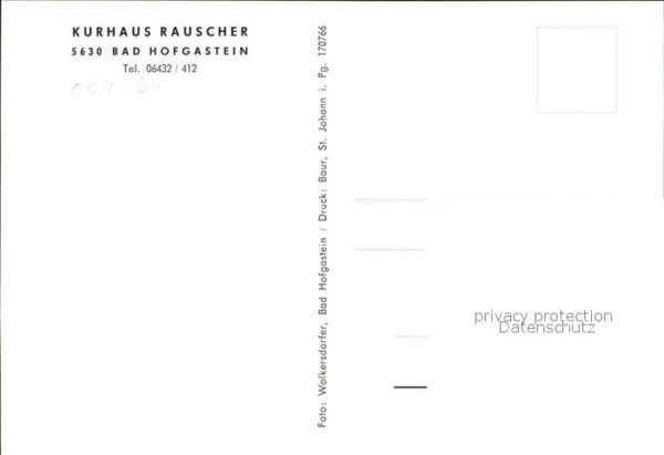 Bad Hofgastein Kurhaus Rauscher – Bild 2