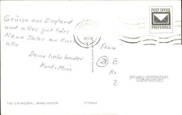 Manchester Cathedral Kathedrale – Bild 2