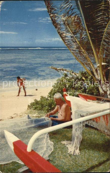 Honolulu Hawaiian Fisherman