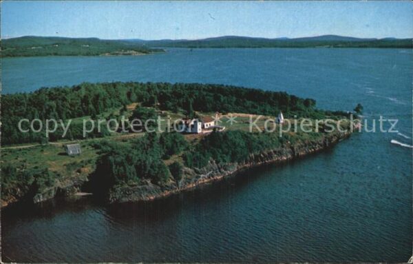 Stockton Springs Fort Point Light House Penobscot River