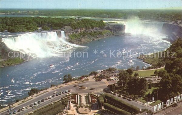 Niagara Falls Ontario American and Horseshoe Falls Oaks Garde
