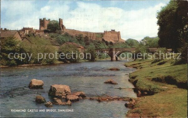 Swaledale Richmondshire Richmond Castle and Bridge
