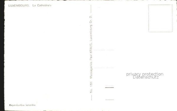 LUXEMBOURG  Luxemburg Cathedrale Kathedrale – Bild 2