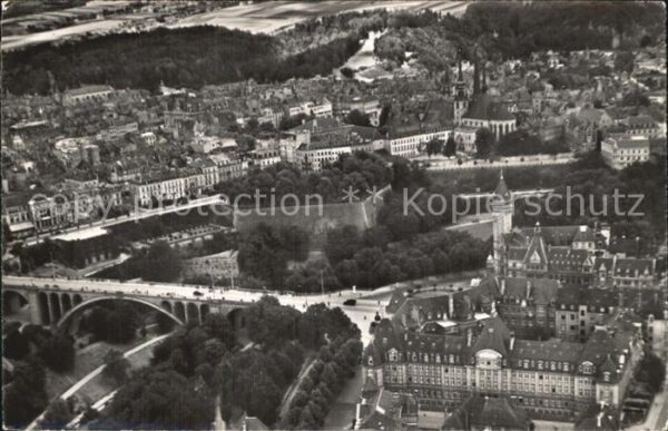 LUXEMBOURG  Luxemburg Vue aerienne sur la ville