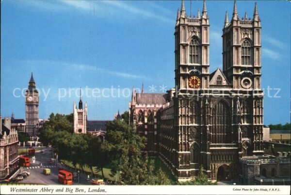 London Westminster Abbey and Big Ben