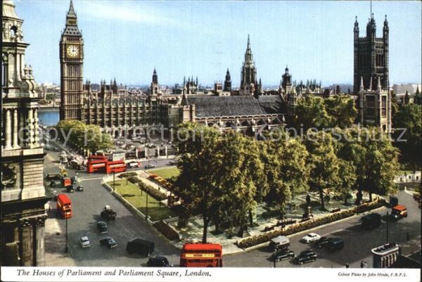 London Houses of Parliament and Parliament Squ