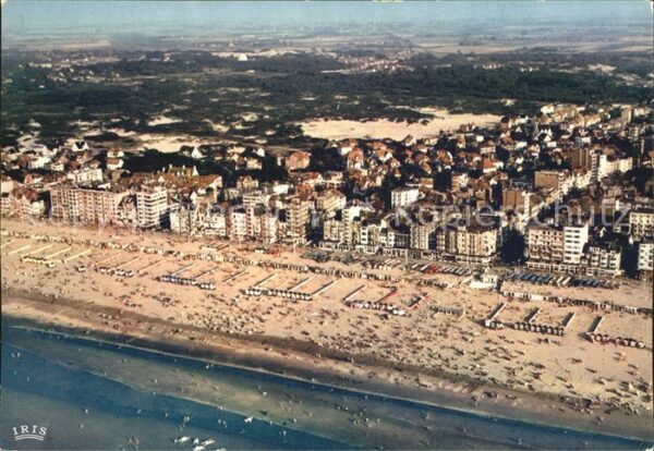 De Panne Panorama Strand Hotels Fliegeraufnahme
