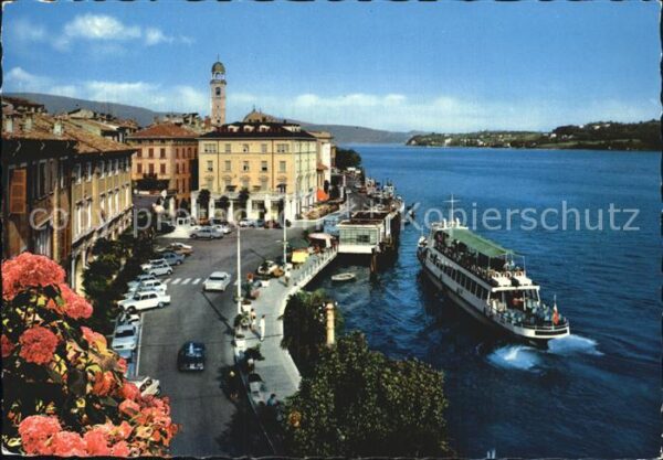 Salo Lago di Garda Uferstrasse Anleger Fahrgastschiff Gard