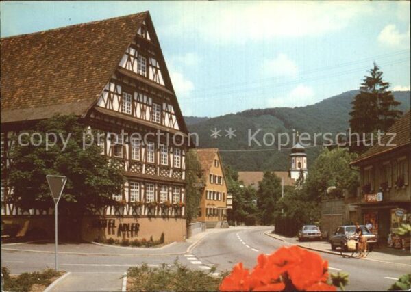 Steinach Baden Hauptstrasse Hotel Adler Fachwerkhaus B