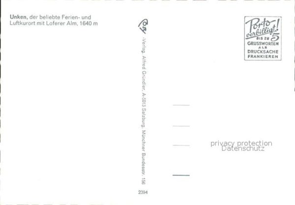 Unken Gesamtansicht Luftkurort mit Loferer Al – Bild 2