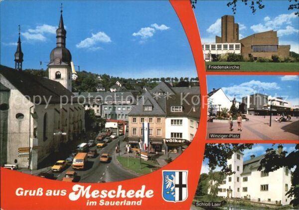 Meschede Hauptstrasse Kirche Friedenskirche Winz