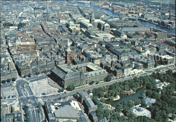 Copenhagen Kobenhavn Fliegeraufnahme