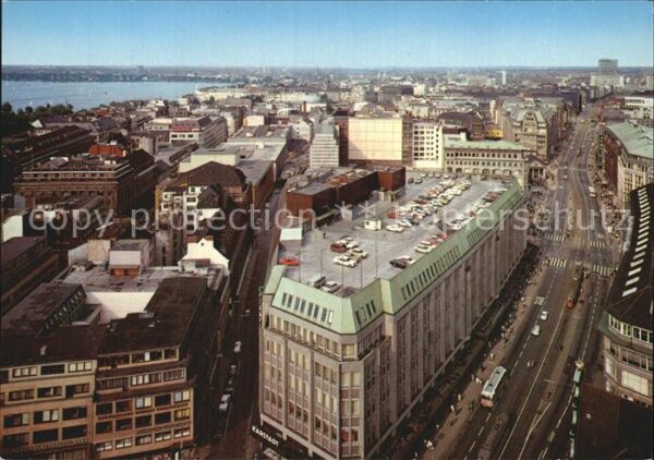 Hamburg Stadtbild mit Mönckebergstrasse und Aus