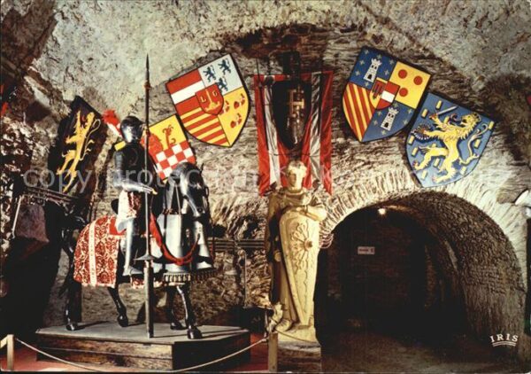 Bouillon Wallonne Chateau fort Burg Ritter Schild