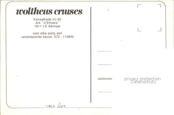 Alkmaar woltheus cruises Ausflugsdampfer – Bild 2