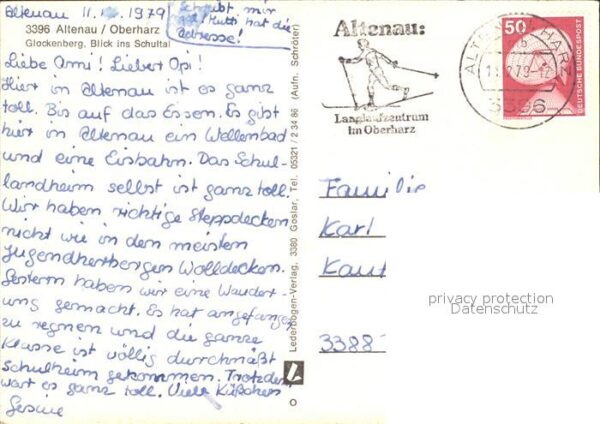 Altenau Harz Glockenberg Blick ins Schultal – Bild 2