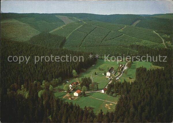Festenburg Clausthal-Zellerfeld Waldgaststätte Grüne Tanne Oberharz Fli