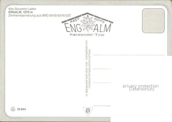 Engalm Kas Souvenir Laden Rasthütte Karwendel – Bild 2