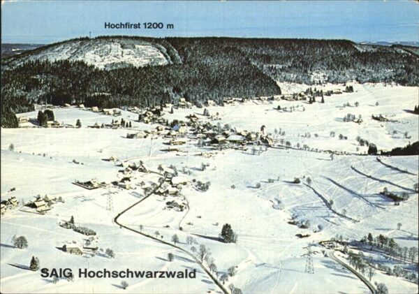 Saig Schwarzwald Luftkurort Wintersportplatz Thorbecke L