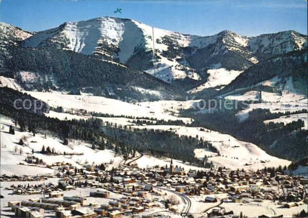 Oberstaufen Schrothkurort mit Hochgrat Winterpanora