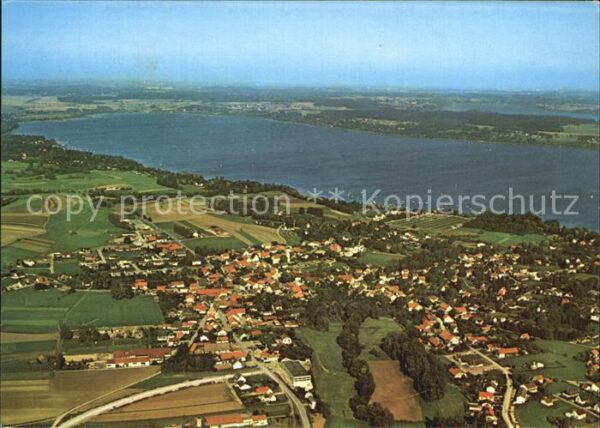 Utting Ammersee Fliegeraufnahme