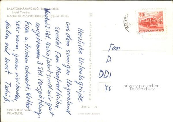 Balatonmariafuerdo Hotel Touring – Bild 2