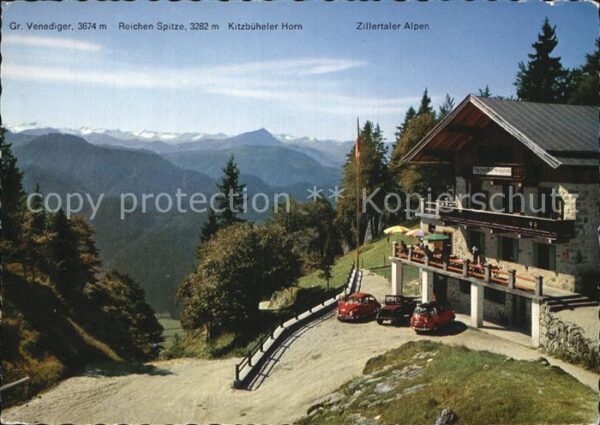 Waidring Tirol Alpengasthof Steinplatte Panorama Zille
