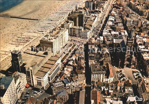 Blankenberge Casino Strand Fliegeraufnahme