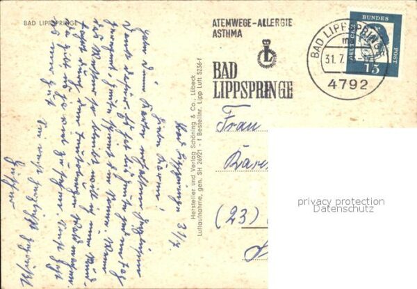 Bad Lippspringe Fliegeraufnahme – Bild 2