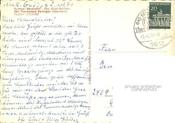 Bad Bellingen Kurhotel Markushof Thermalbad – Bild 2