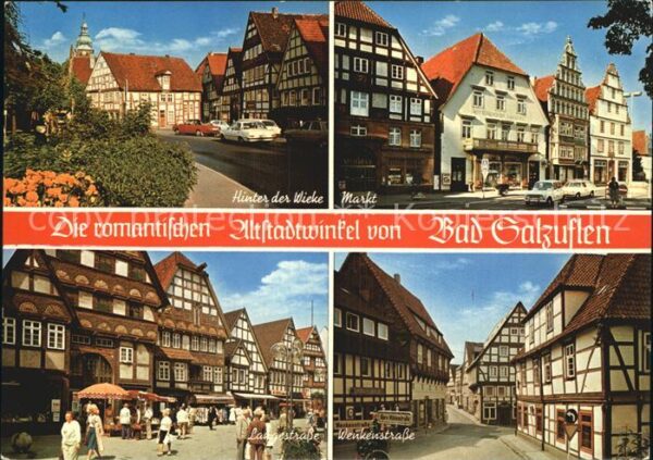 Bad Salzuflen Altstadt Fachwerkhäuser Wieke Markt Lan