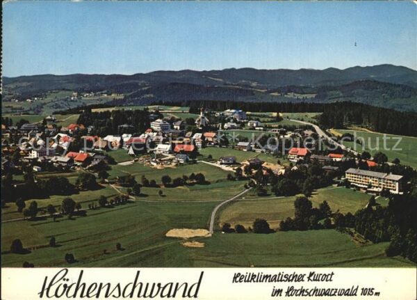 Hoechenschwand Heilklimatischer Kurort im Hochschwarzw