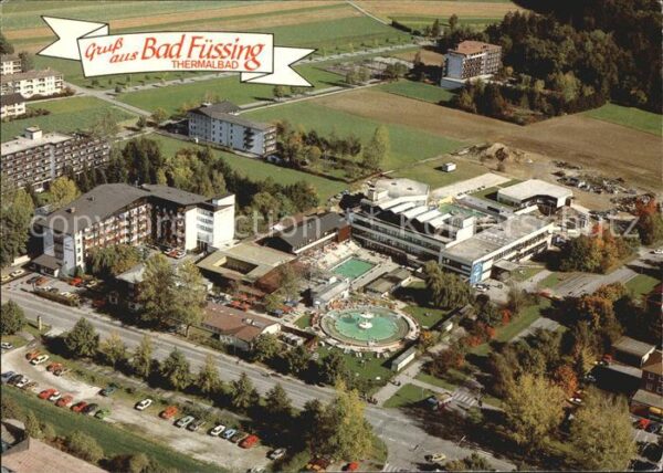 Bad Fuessing Thermalbad Therme Fliegeraufnahme
