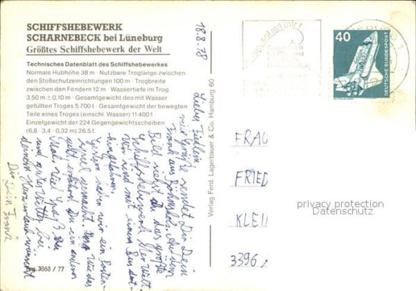 Scharnebeck Lueneburg Schiffshebewerk Fliegeraufnahme – Bild 2