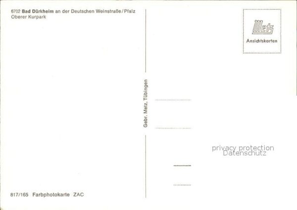 Bad Duerkheim Oberer Kurpark – Bild 2