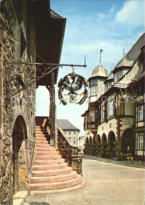 Goslar Eingang zum Ratskeller Aufgang zum Huld