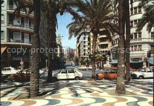 Alicante Paseo Explanada de Espana y Avenida Ram