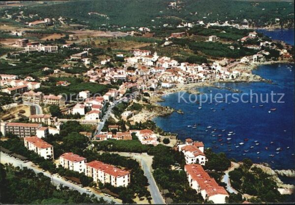 Calella de Palafrugell Vista aerea Costa Brava